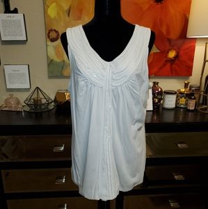 NWT Chico's White Bubble Tank Top w/ sequins Size 3